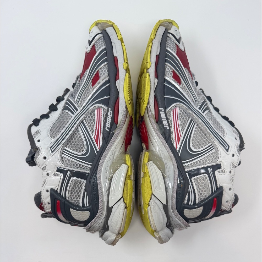 Balenciaga Runner Sneaker Red/Yellow Size 11 US 44 EU - Picture 3 of 10